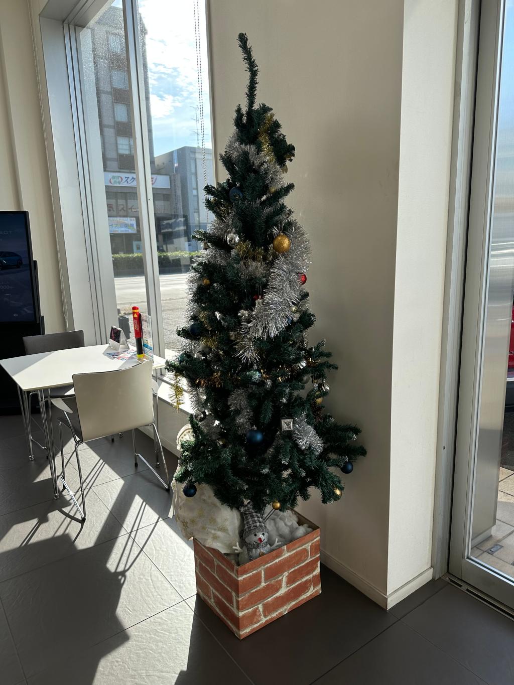 クリスマスツリーを展示いたしました❄